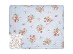 QUIBED140PET2902 Покрывало Petricia Pale Blue 140x220 См Greengate SS2021