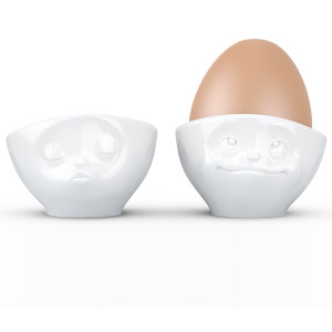 T01.51.01 Набор из 2 подставок для яиц tassen kissing & dreamy белый Tassen by FIFTYEIGHT PRODUCTS