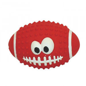 ПР0041429 Игрушка для собак Мяч регби с пищалкой 7х10,5см латекс MAJOR