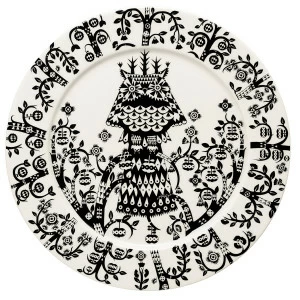 Тарелка "Taika" с рисунком LE-VILLAGE СОВРЕМЕННЫЙ 081789 Белый