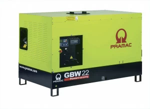 Дизельный генератор Pramac GBW22Y в кожухе с АВР (380 V)