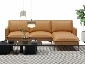Grado Design 3-х местный кожаный диван с шезлонгом Cover