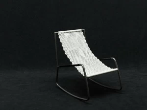 Living Divani Садовое кресло-качалка из ткани