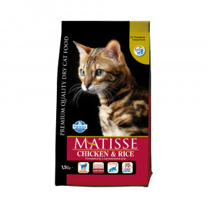 ПР0050232 Корм для кошек Matisse курица с рисом сух. 1,5кг Farmina