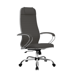 90709608 Офисное кресло 6.1 экокожа цвет серый STLM-0348740 МЕТТА