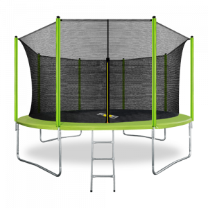 14FT Батут 14ft с внутренней страховочной сеткой и лестницей (light green) ARLAND