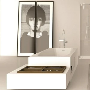 Design Ванна из Corian 1850x850x500 Elisoft белая