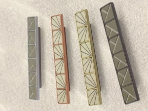 BRL METAL DESIGN Ручка для мебели из металла Tiles