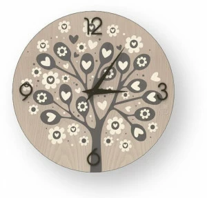 LIGNIS® Настенные часы из инкрустированного дерева Dolcevita love 10.040 / 10.118