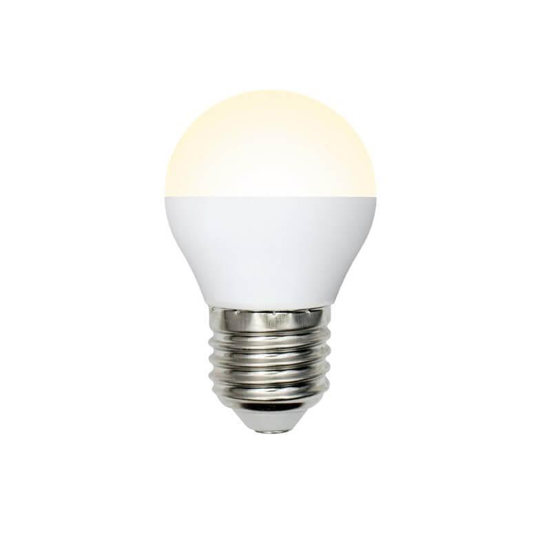 LED-G45-7W/WW/E27/FR/NR Лампа светодиодная E27 7W 3000K матовая UL-00003823 Volpe LED-G45