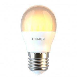 Лампа светодиодная Remez E27 7W 3000K матовая RZ-117-G45-E27-7W-3K
