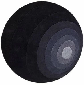 Verpan Круглый шерстяной коврик с геометрическими мотивами Panton