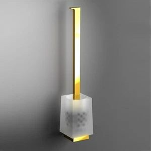 Sonia Ершик для унитаза настенный S7-Midcentury Design Золото