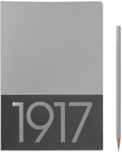 453254 Тетрадь А5, 60 страниц, в линейку, серебристая Leuchtturm 1917