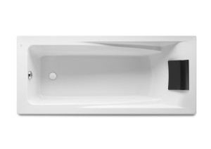 A248168001 Прямоугольная акриловая ванна с гидромассажем Total и сливным комплектом ROCA Hall