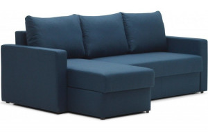 94555CL Угловой диван-еврокнижка Мекс 150, комплектация 3, синий Ладья