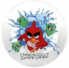 Тарелка Angry Birds Movie 19,5 см Red КОРАЛЛ ANGRY BIRDS MOVIE 029598 Прозрачный;красный;голубой