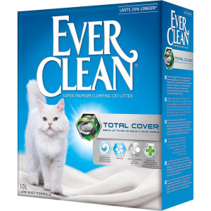 ПР0046514 Наполнитель для кошачьего туалета Total Cover комкующийся с микрогранулами 10л EVER CLEAN
