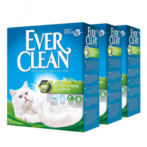 ПР0032242*3 Наполнитель для кошачьего туалета Scented Extra Strong комкующийся с ароматиз.6л (упаковка - 3 шт) EVER CLEAN