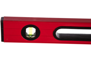 15504452 Алюминиевый красный уровень с двумя ручками 3 глазка, 600 мм 050205-060 SANTOOL