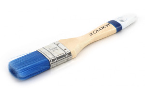 16473861 Плоская кисть для водных красок и лаков 38 х 13 мм, искусственная щетина, деревянная ручка aq03813 ZOLDER