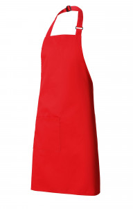 60124 Фартук с нагрудником red (красный) HORECA  Одежда для официантов  размер