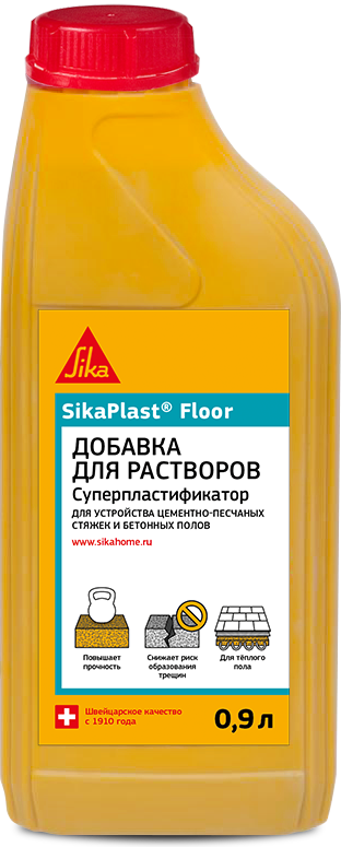 18178501 Суперпластификатор стяжки Plast Floor, 1 л STLM-0009854 SIKA