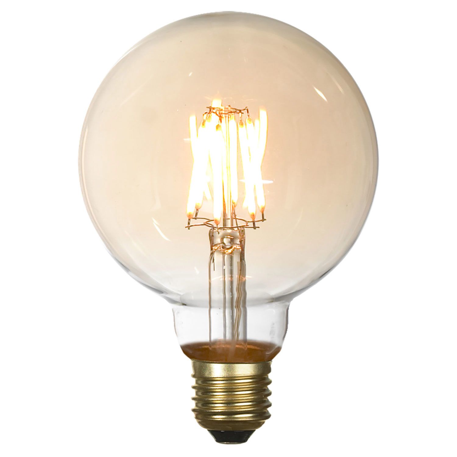 93714290 Лампа светодиодная Edisson GF-L-2106 E27 220 В 6 Вт шар теплый белый (желтый) STLM-0552500 LUSSOLE