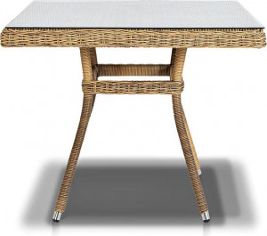 YH-T4428G "Айриш" стол плетеный из искусственного ротанга, цвет соломенный 4SIS