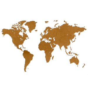 18-22 Карта мира wall decoration 180х108cm коричневая Mimi