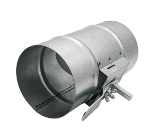90657256 Дроссель-клапан для круглых воздуховодов D160 мм оцинкованная сталь STLM-0325402 ШАМРАЙ