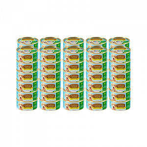 ПР0037806*60 Корм для щенков Домашние обеды Филе индейки, желудочки, отруби конс.100г (упаковка - 60 шт) ДЕРЕВЕНСКИЕ ЛАКОМСТВА