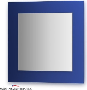 Cz 0606 Зеркало с фацетом 10 мм на синем основании 70Х70 см FBS Colora