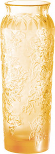 10533541 Lalique Ваза Blossom золотая Хрусталь