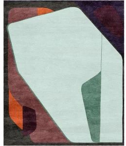 Tapis Rouge Прямоугольный коврик ручной работы из шерсти и шелка Abstraction Tr1753
