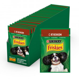 ПР0054742*24 Корм для собак Ягненок пауч 85г (упаковка - 24 шт) Friskies
