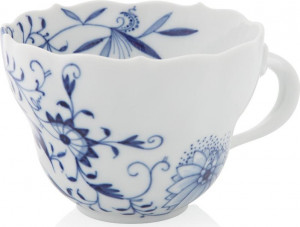 73524 Meissen Чашка чайно-кофейная с блюдцем 250мл "Луковый декор, стилизованный" Фарфор