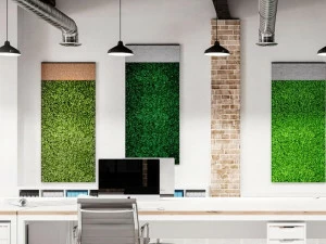 GREEN MOOD Акустическая стеновая панель из мха Design