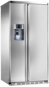 mabe Американский встраиваемый холодильник с диспенсером для льда класса а + Side by side | prof. 61cm Ore24vgfsstxe