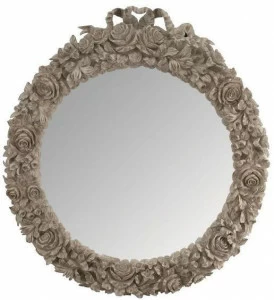 BLEU PROVENCE Круглое деревянное зеркало в раме Specchi in legno