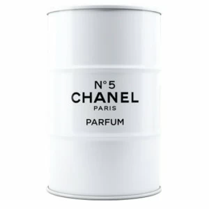 Бочка металлическая декоративная Chanel №5 white L STARBARREL  014406 Белый