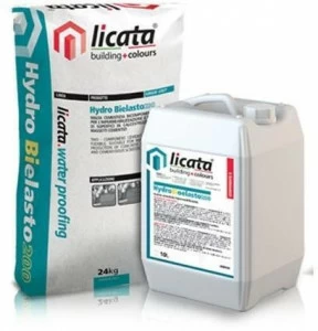 LICATA Двухкомпонентный гидроизоляционный цементный раствор Licata.waterproofing