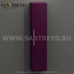 MDC079 Высокий шкаф с двумя створками 160 см фиолетовый Globo 4ALL Италия