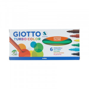 415000 Набор фломастеров 6 цв "Turbocolor" Fila Giotto