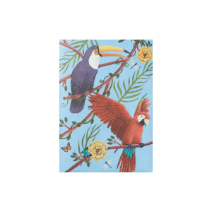 NС-029 Обложка на паспорт new joyparrots, попугаи New wallet