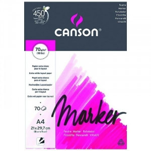 473415 Альбом-склейка для маркеров "Marker" A4, 70 л, 70 г/м2 Canson