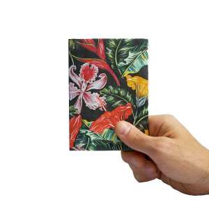 NС-026 Обложка на паспорт new tropic, цветы New wallet