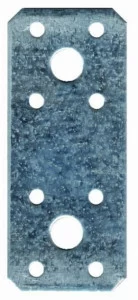 Unifix SWG Прямоугольная пластина с углами 45 ° из оцинкованной стали Piastre di fissaggio