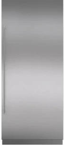 Sub-Zero Встроенный холодильник с одной дверью из нержавеющей стали класса a + Designer