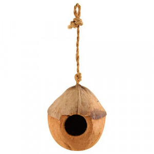 ПР0036177 Домик для птиц из кокоса, 100-130мм TRIOL
